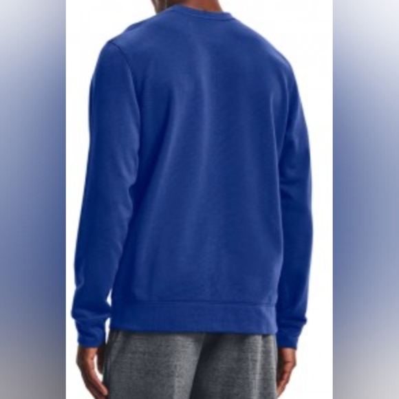 Under Armour Rival Terry Crewneck Graphic Sweatshirt Size M Pre-owned Excellent - Picture 2 of 6